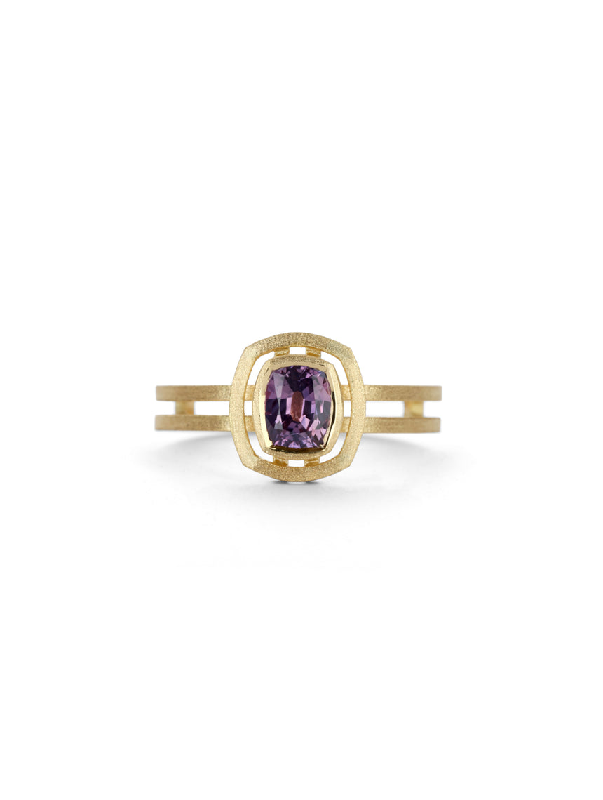 Purple Sapphire Super Nova Ring