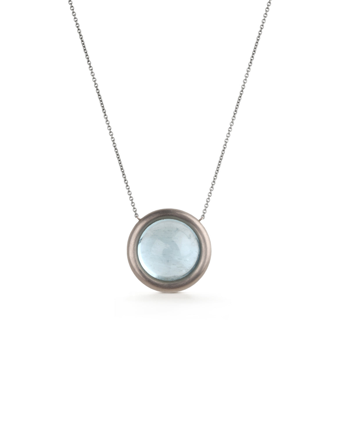 Aquamarine Round Densissima Necklace