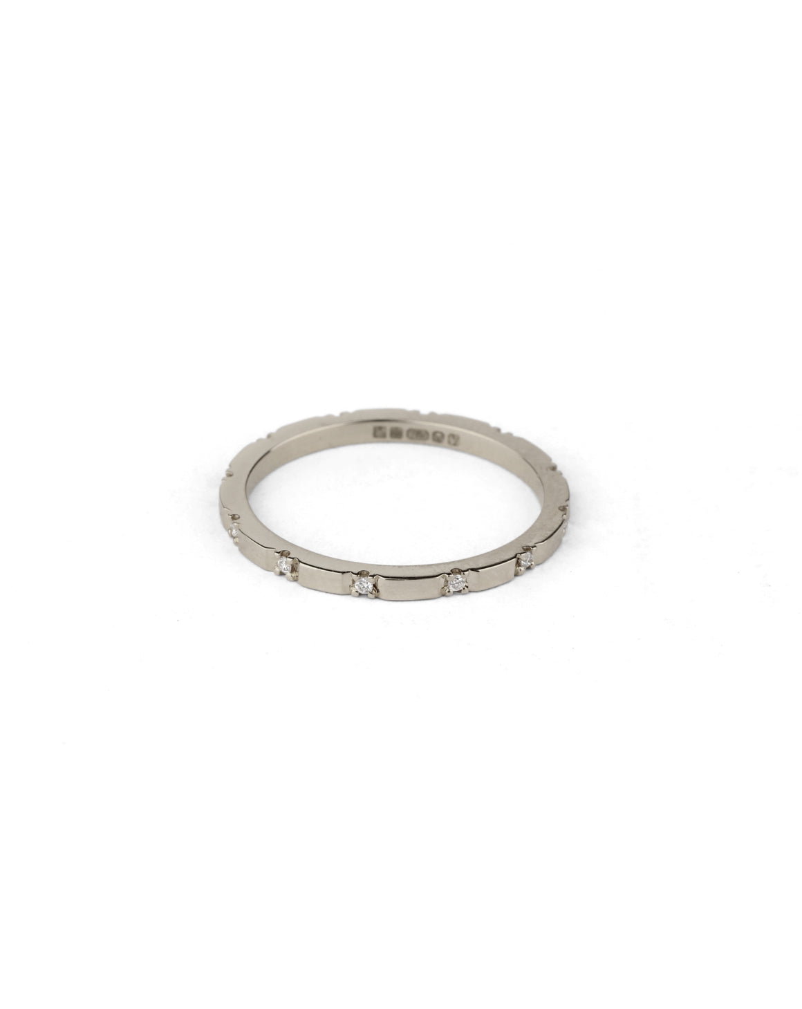 Diamond Duodecimal Square Band - polished