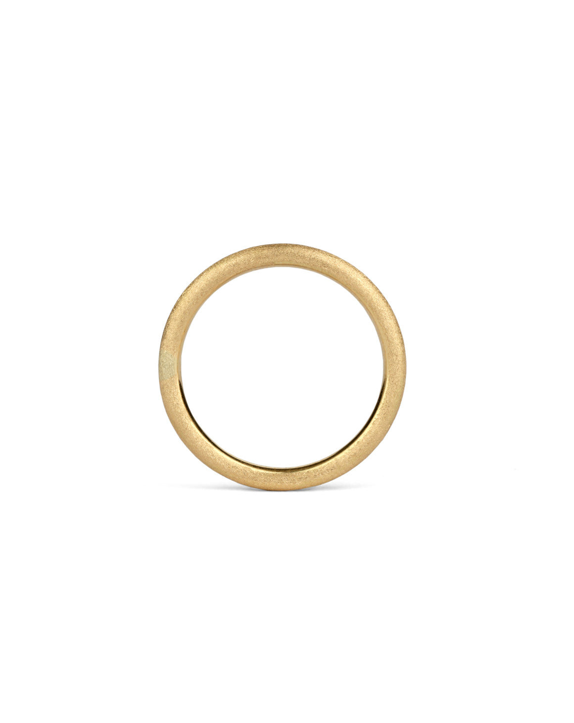 Round Textured Wedding Band - 2mm
