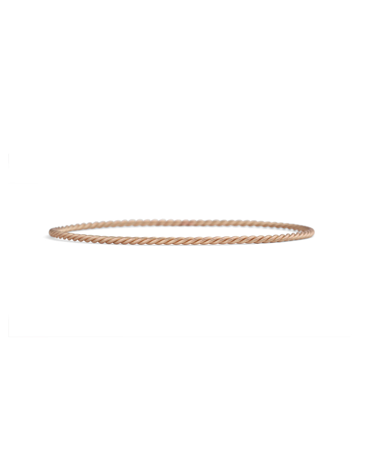 Three Strand Rope Bangle - Extra Fine