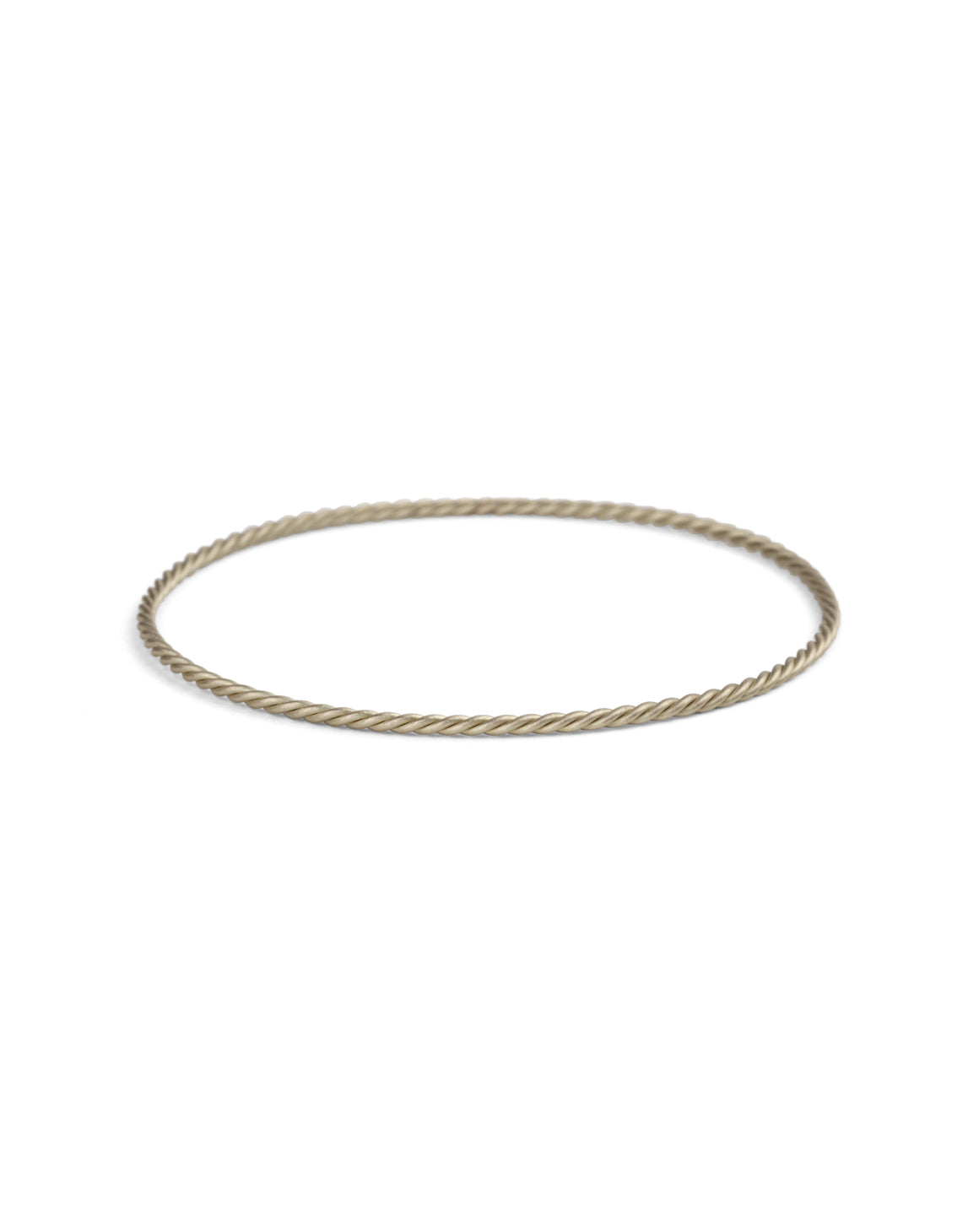 Three Strand Rope Bangle - Extra Fine