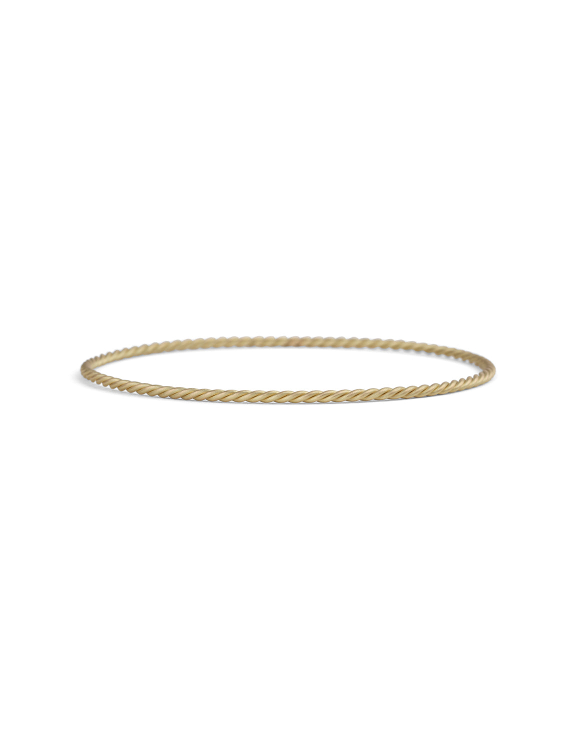 Three Strand Rope Bangle - Extra Fine