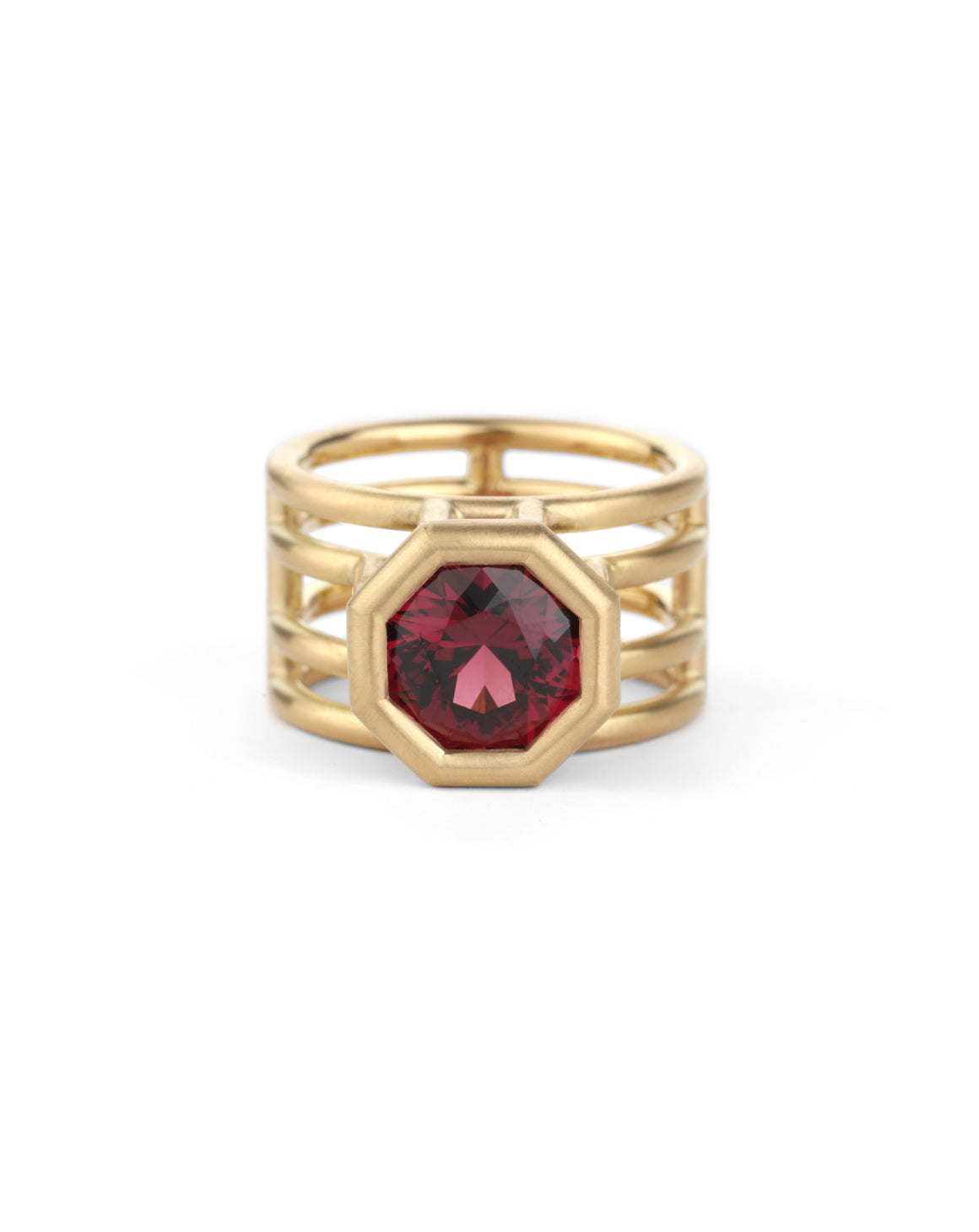 Umbalite Garnet Densissima Octo Ring