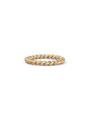 Two Strand Rope Ring - Multi Gold - Medium