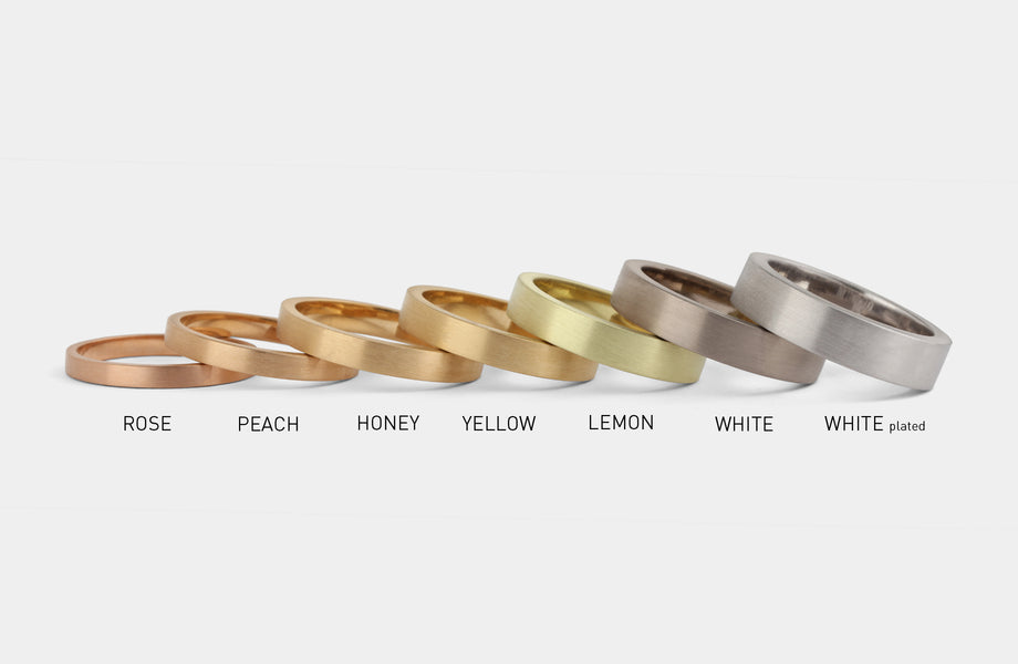 The Colour Spectrum Of 18ct Gold Alloys