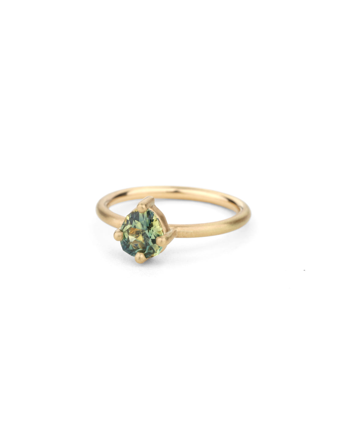 Geometric Cut Parti Sapphire Solo Ring – Shimell and Madden
