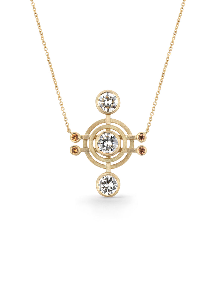 Triple Diamond Pendant Reworked Jewel