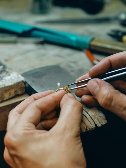 How It's Made | Round Cluster Trio Ring