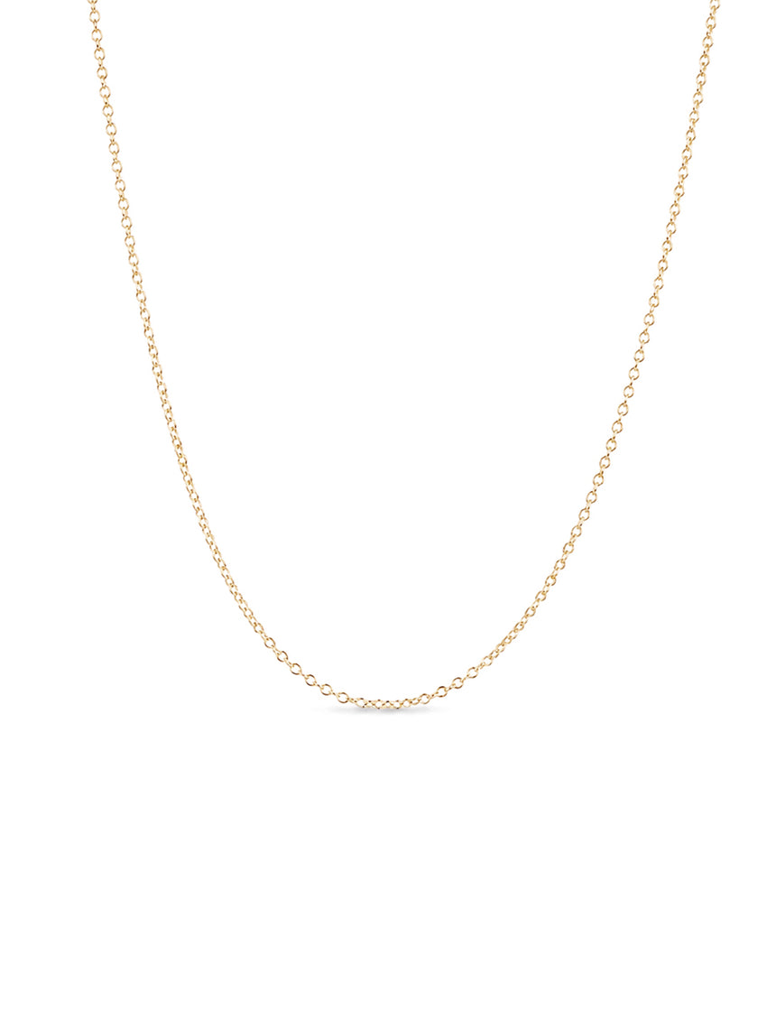 9ct Gold Ellipse Chain - Fine