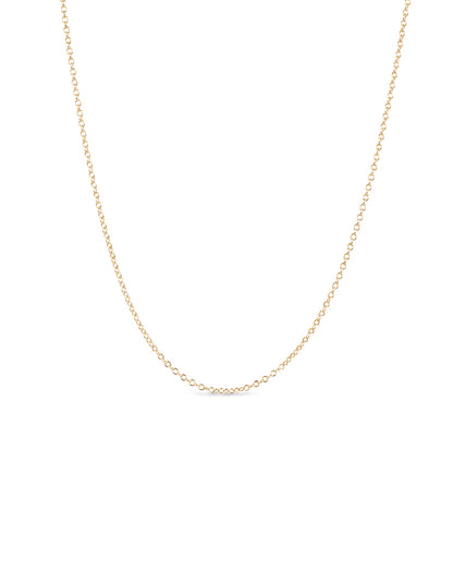 9ct Gold Ellipse Chain - Fine