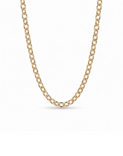 9ct Gold Ellipse Chain - Heavy