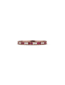 Alt Two Ruby and Diamond Band 360°- 1.7mm