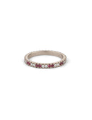 Alt Two Ruby and Diamond Band 360°- 1.7mm