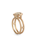 Champagne Antique Diamond Oval Densissima Ring