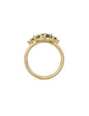 Aqua Australian Sapphire and Ocean Diamond Astra Ring