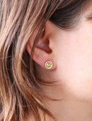 Australian bi-colour Sapphire Small Nova Earstuds