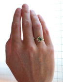 Bi-colour Australian Sapphire Atmos Solid Ring