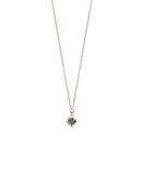 Blue Sapphire Mini Solo Birthstone Pendant - Round