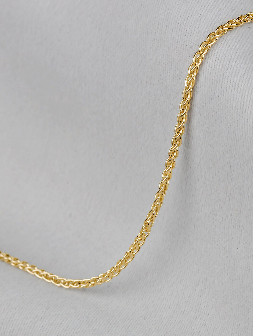 9ct Gold Woven Chain