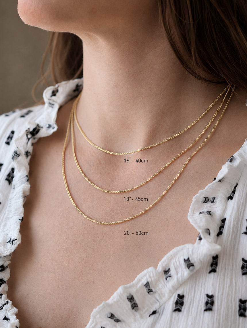 18ct Gold Woven Chain