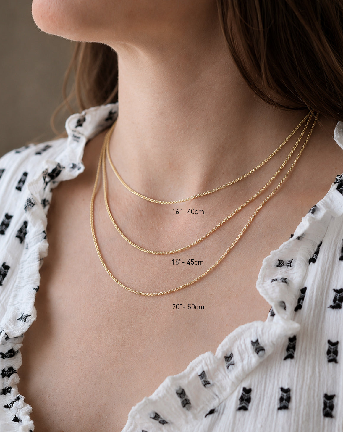18ct Gold Woven Chain