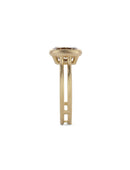 Champagne Diamond Bound Bezel Ring
