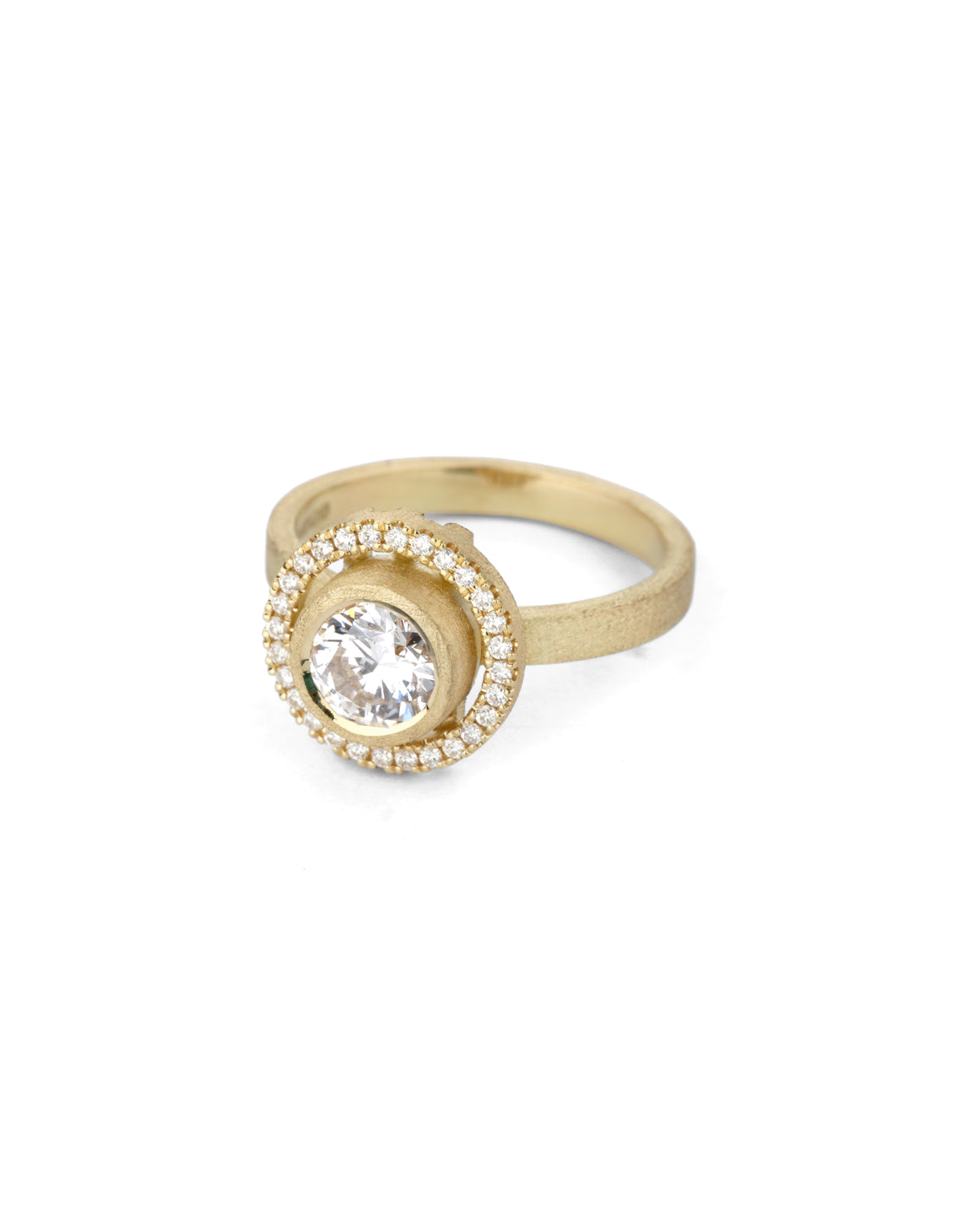 Natural Diamond Atmos Ring - 0.90ct