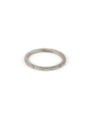 Diamond Duodecimal Square Band - polished