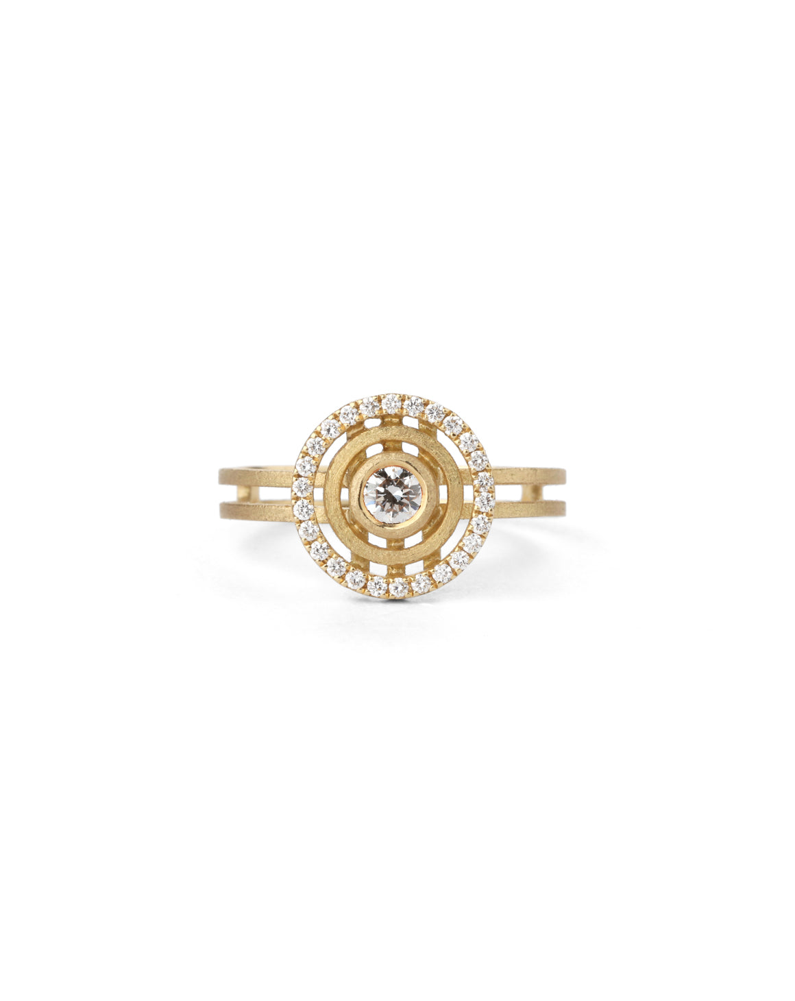 Natural Diamond Mini Solar Ring – Shimell and Madden