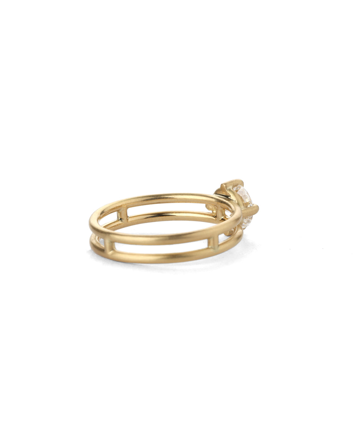 Diamond Solo Split Ring - 0.70ct
