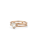 Diamond Solo Split Ring - 0.70ct