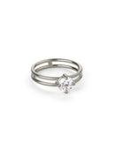 Diamond Solo Split Engagement Ring - 0.70ct