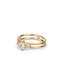 Diamond Round Trio Split Ring