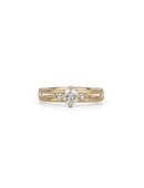 Diamond Round Trio Split Ring