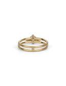 Diamond Round Trio Split Ring