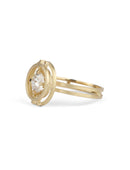 Natural Diamond Compass Three Circle Ring - 1ct