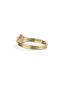 Natural Diamond Round Trio Dyad Engagement Ring