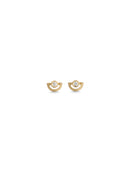 Diamond Half Circle Earstuds - mini