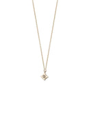 Diamond Mini Solo Birthstone Pendant - Round