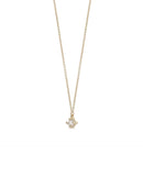Diamond Mini Solo Birthstone Pendant - Round