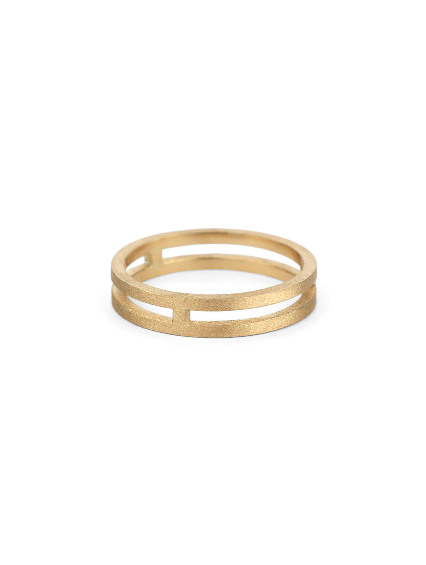 Double Arc Ring - medium