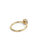 Lavender Madagascan Sapphire Rectangle Solo Ring