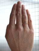 Lavender Madagascan Sapphire Rectangle Solo Ring