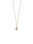 Moonstone Mini Solo Birthstone Pendant - Round