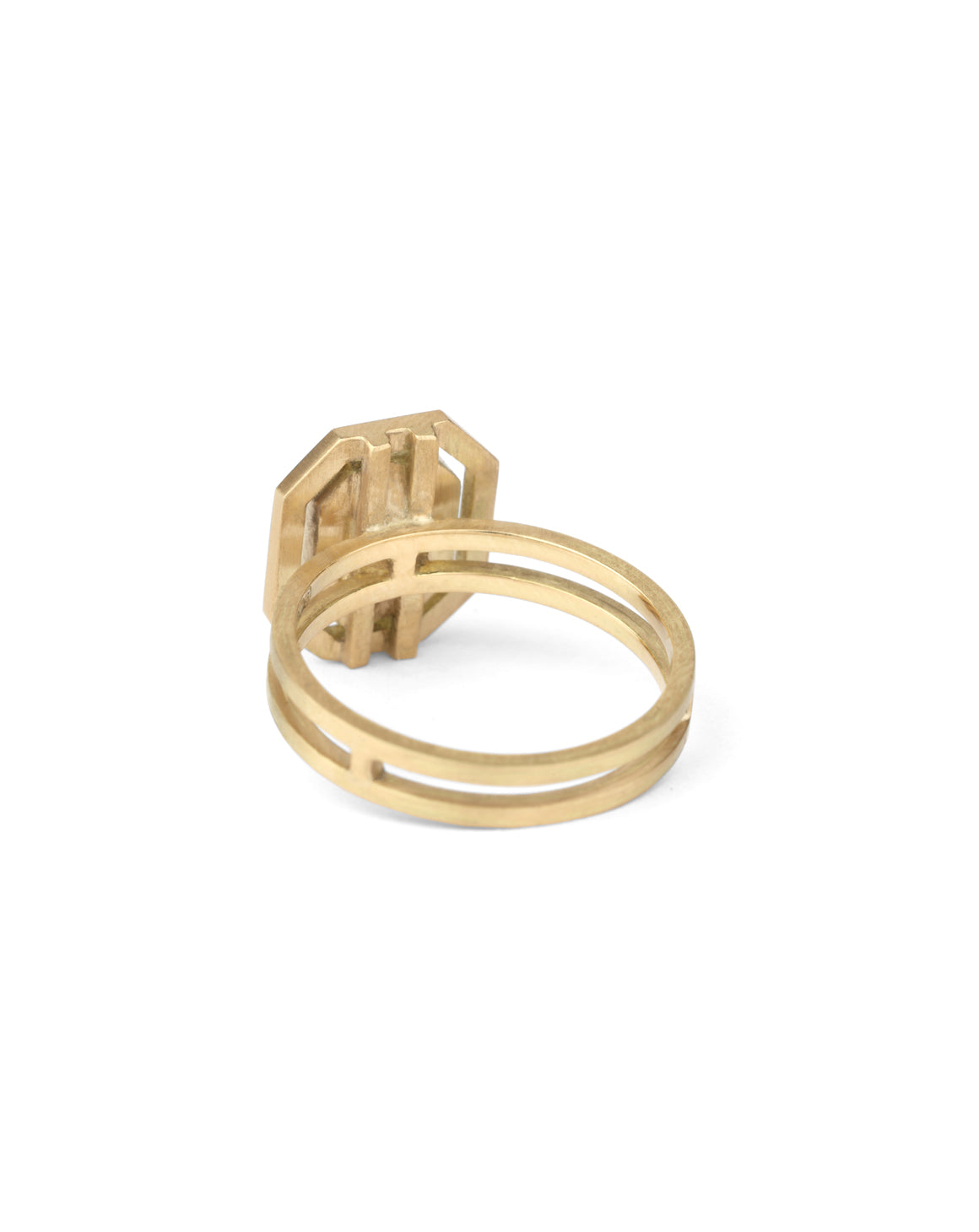 Natural Diamond Octagonal Super Nova Ring