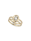 Natural Diamond Densissima Oval Ring - 0.90ct