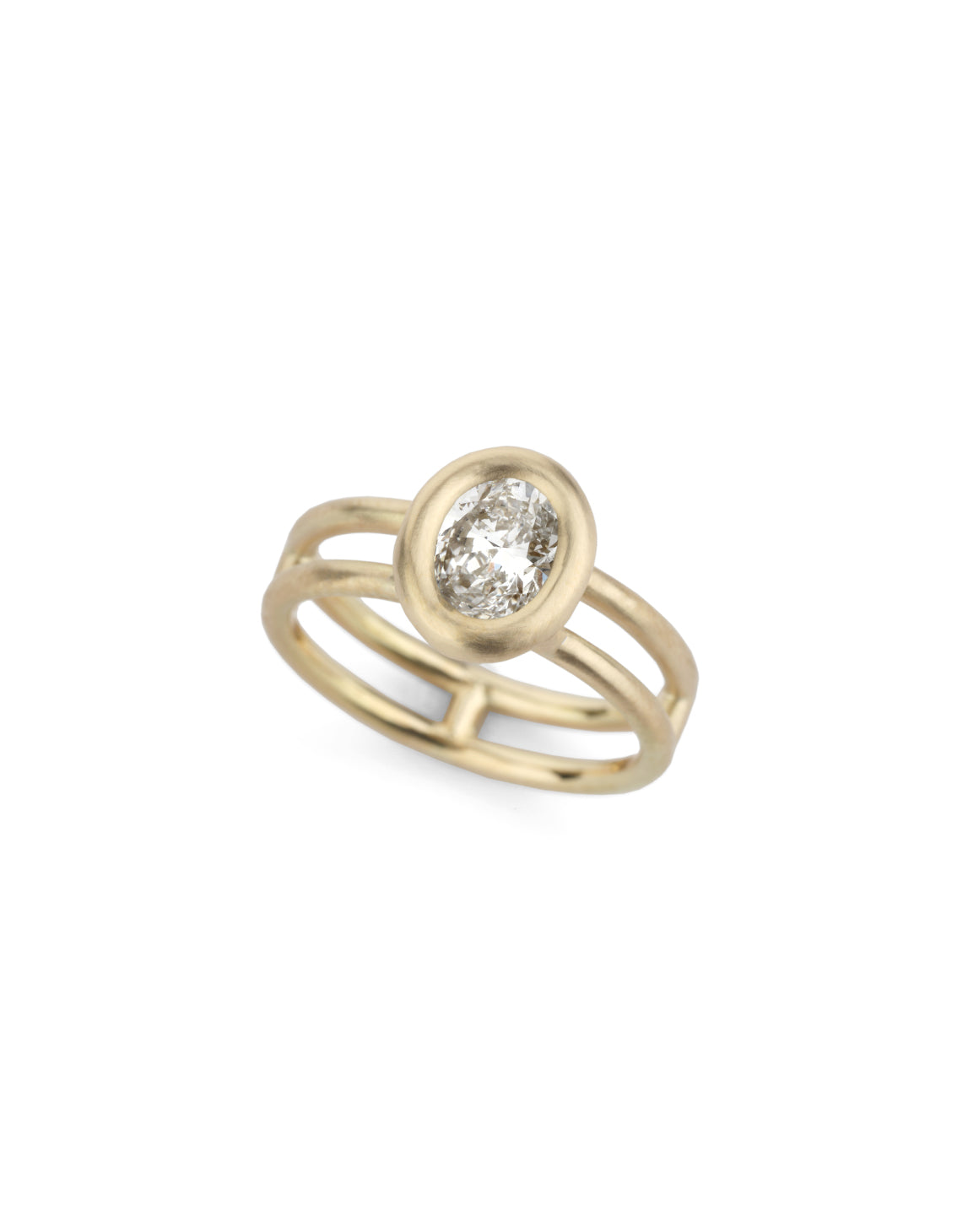 Natural Diamond Densissima Oval Ring - 0.90ct