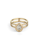 Natural Diamond Densissima Oval Ring - 0.90ct