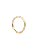 Oval Satin Wedding Band - 2.5mm